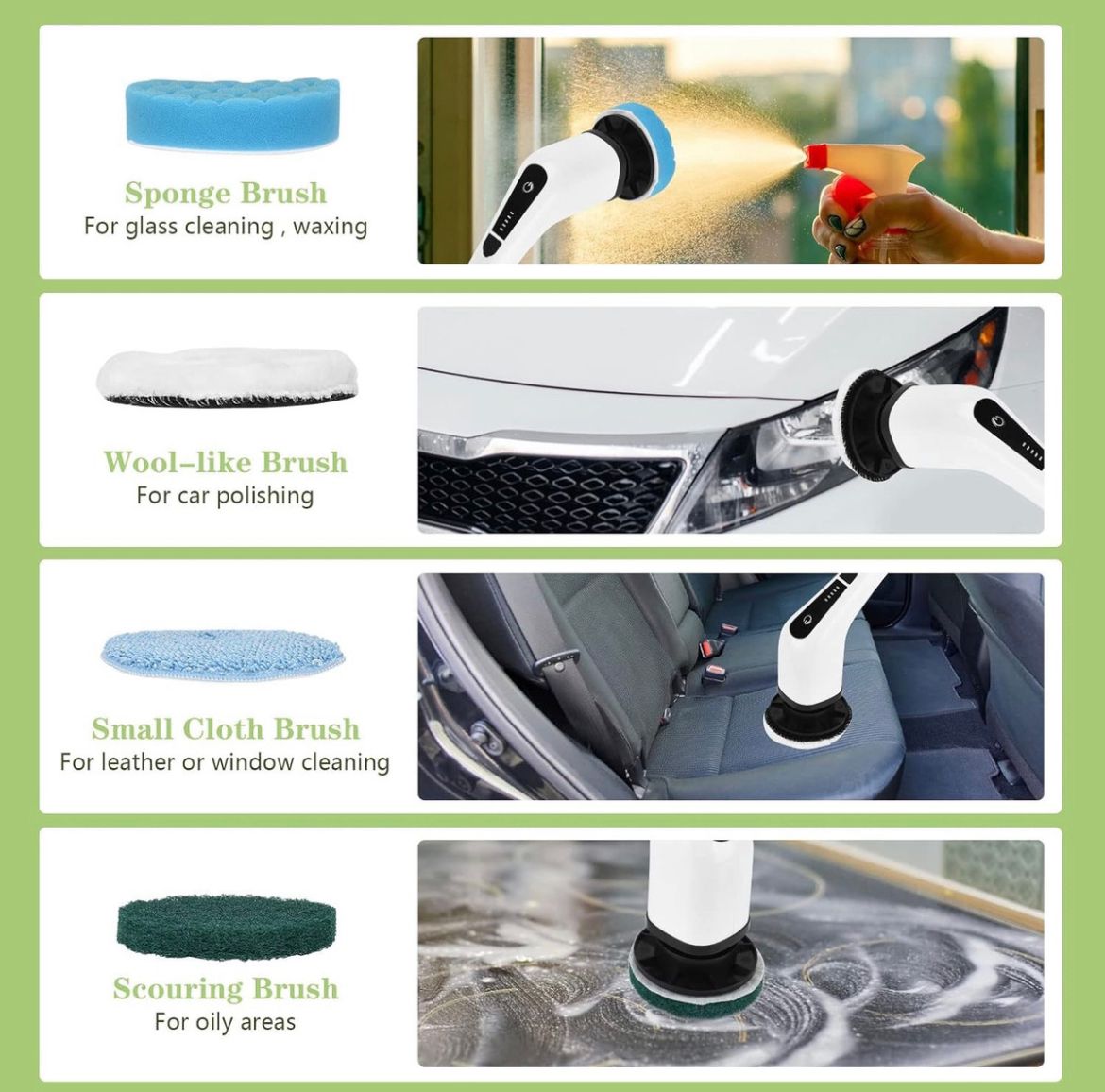 🧽✨ PowerSpin Pro™ – Cepillo Eléctrico Giratorio Inalámbrico